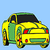 Spectacular fast car coloring juego